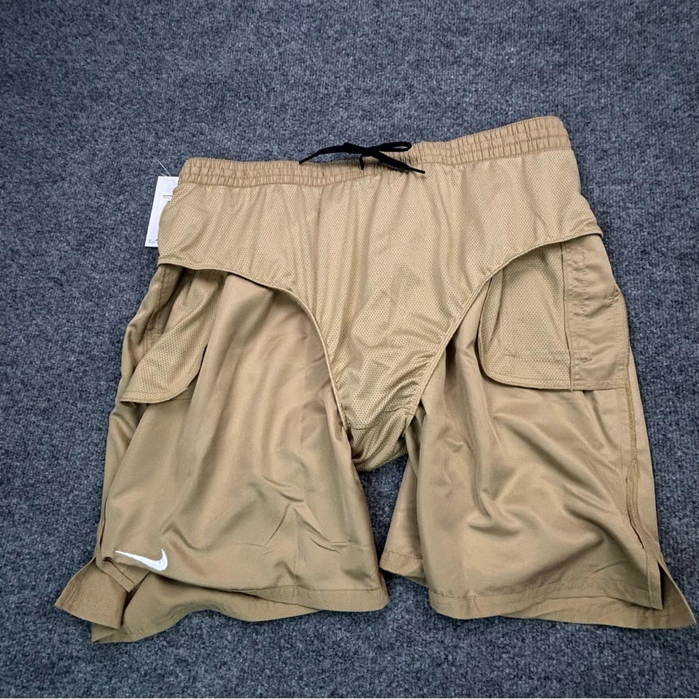 Nike Swim Men’s Swim Trunks Shorts Brown NESSF558 Mesh Brief Liner Size 2XL NWT - Picture 14 of 14